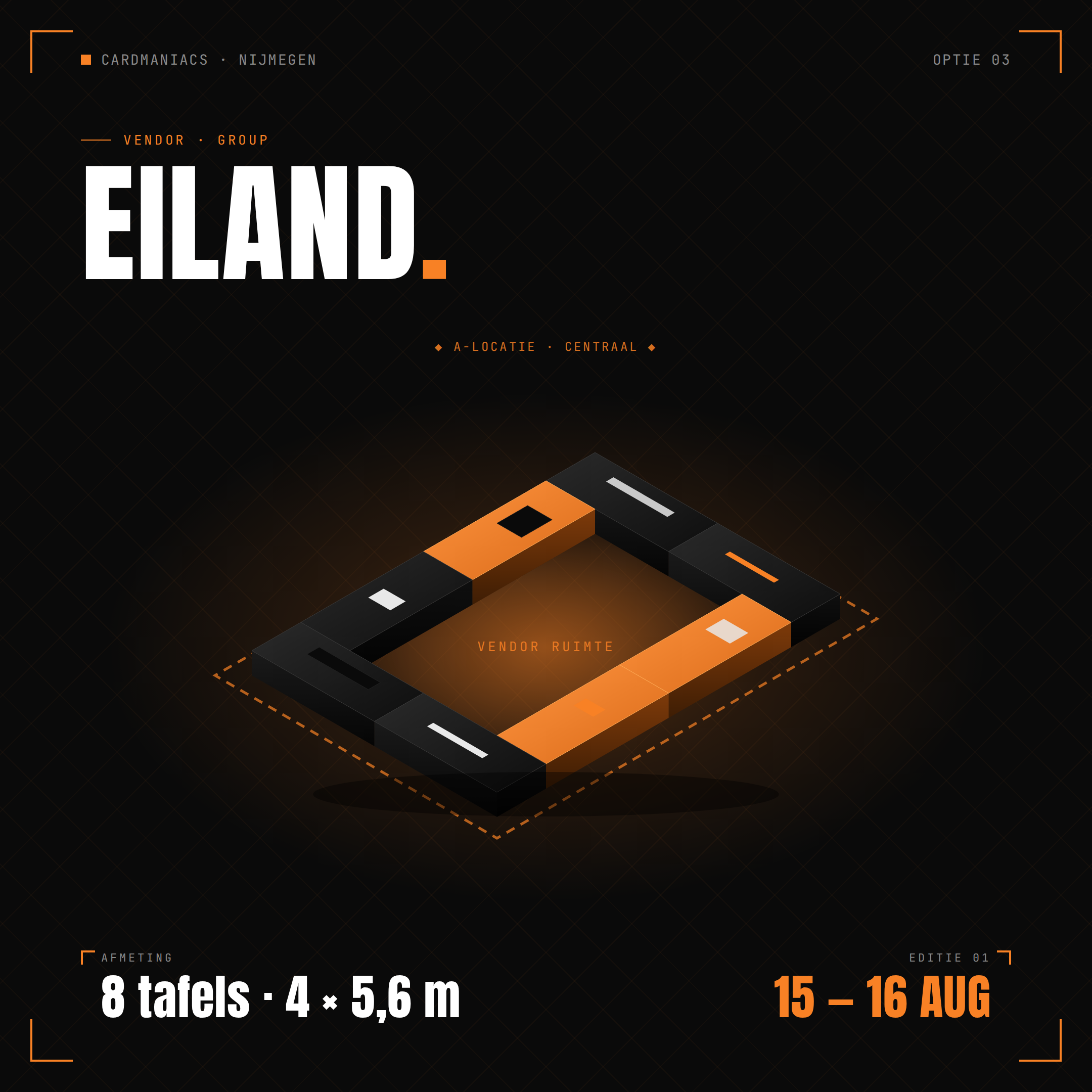 Vendor Weekend Eiland 8 Tafels